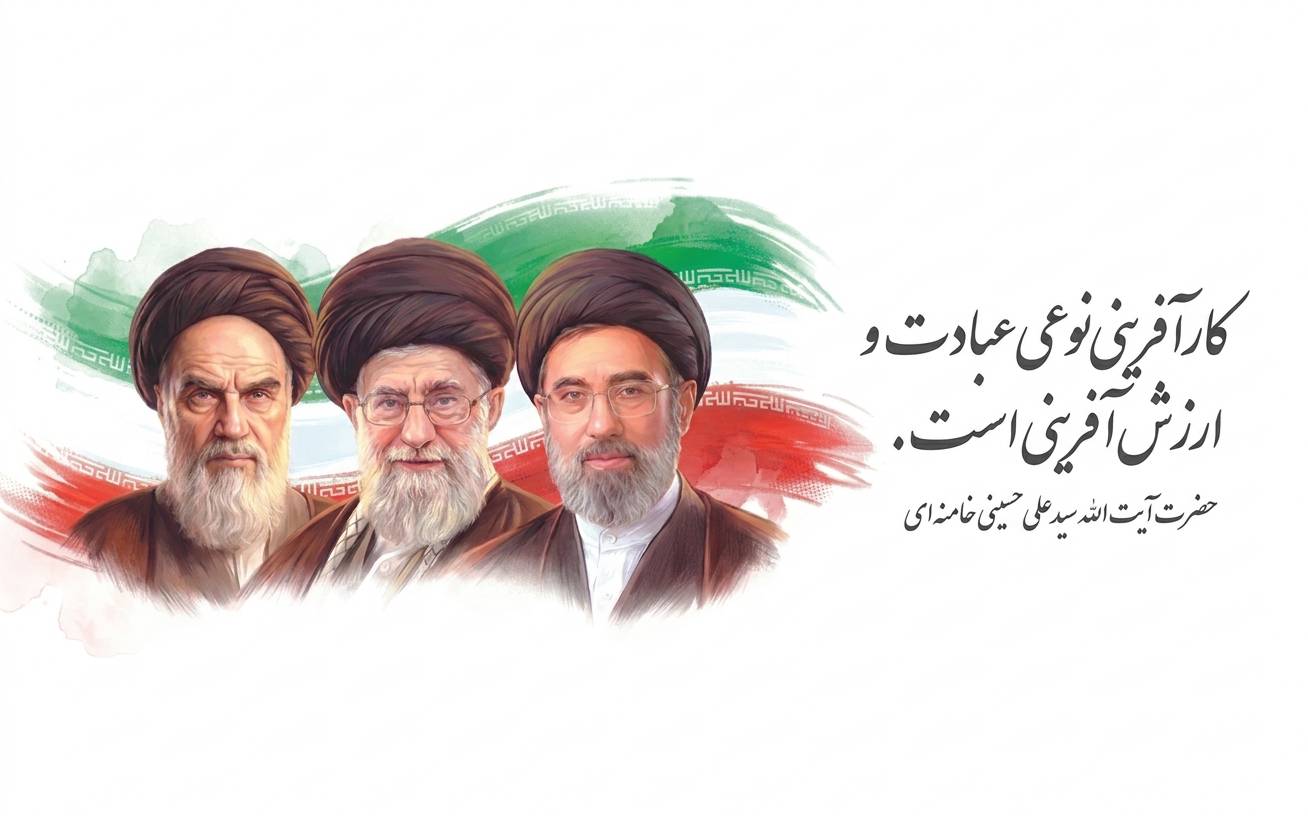 کارآفرینی نوعی عبادت و ارزش‌آفرینی است - حضرت آیت‌الله سید علی خامنه‌ای